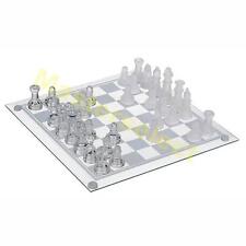 Jeu d'echecs en verre design echiquier echequier 30X30cm Pion + Damier