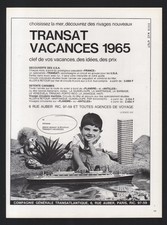 Publicite 1965 paquebot