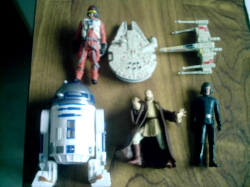 Lot figurines vaisseaux - figurines,