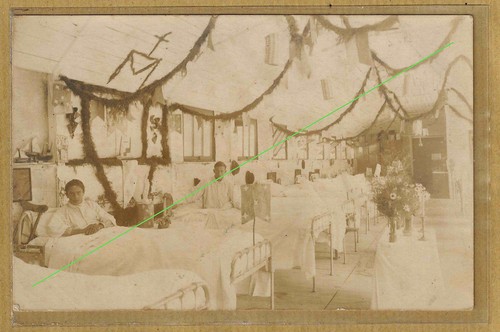 Cpa carte photo hôpital - cpa,