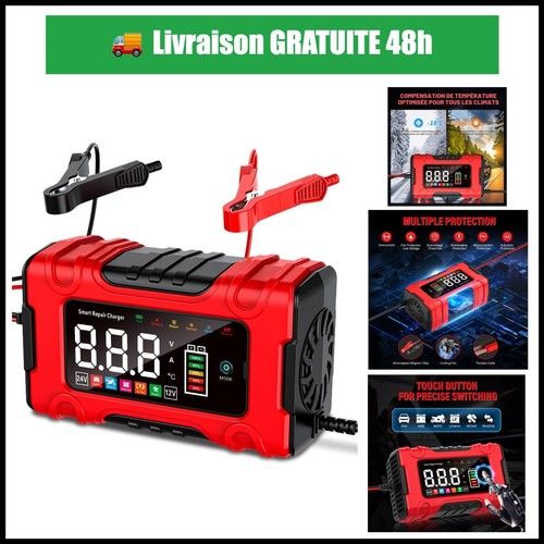 Chargeur batterie voiture moto