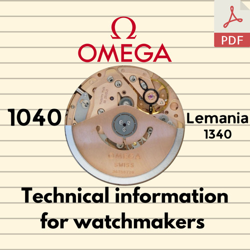 Omega 1040 lemania 1340 - 1040,
