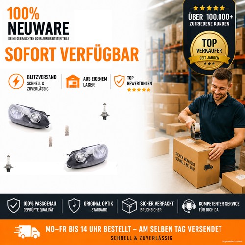 Phares kit halogène convient - halogène,