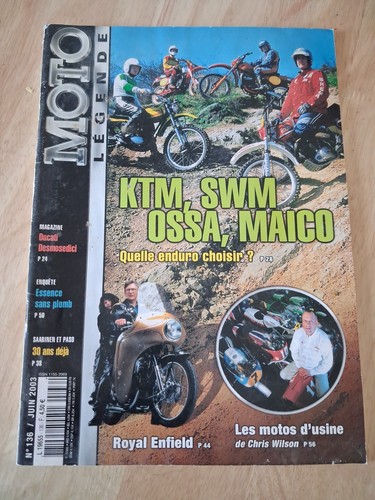 Moto légende 136 - 2003, enduro