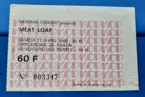 Ticket billet used place - used,