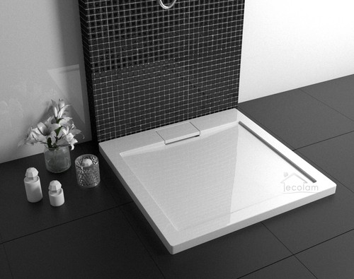 Receveur douche carré plat - receveur,