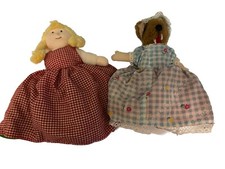 Vintage Topsy Turvy Dolls Set 2 Les Lilliputiens Storybook Dolls