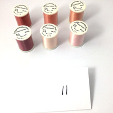 Living Colors Quilting Embroidery Tread Pink  500 Yds Lot of 6 Japan New
