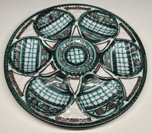 Rare assiette huîtres - rare, r.p
