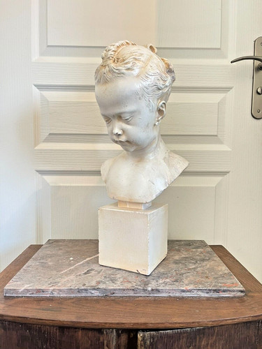 Buste statue sculpture jeune - sculpture,