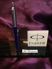 Ancien Stylo Bille Parker Jotter Bleu Comme Neuf Broc230319