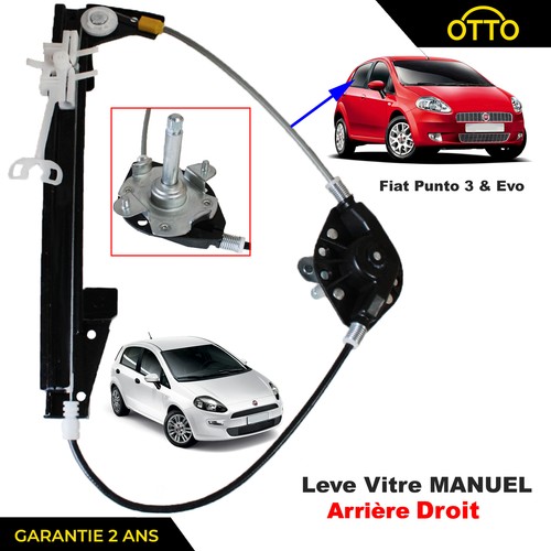 Leve vitre manuel - manuel, arriere
