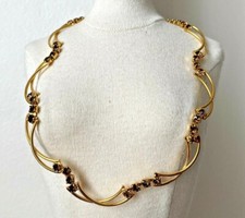 COLLIER VINTAGE Doré & strass