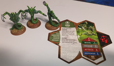 Heroscape Armoc Vipers  Zanafor's Discovery Figures & Card