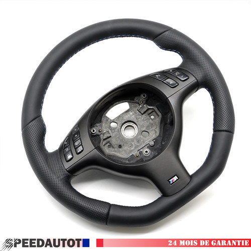 Volant cuir aplati - en,