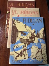 Lot of 3 Ye Ridlyan 1940 Magazine Ridley Park High School Ridley Park, PA