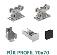 Acier Tor-Bauteile Portails Coulissants Porte de Grange Garages 70x70 Hall à