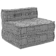 Pouf Modulaire Patchwork Tissu