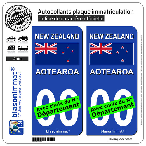 Stickers autocollant plaque - 2,