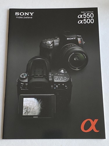 Sony alpha 550 500 reflex - sony,