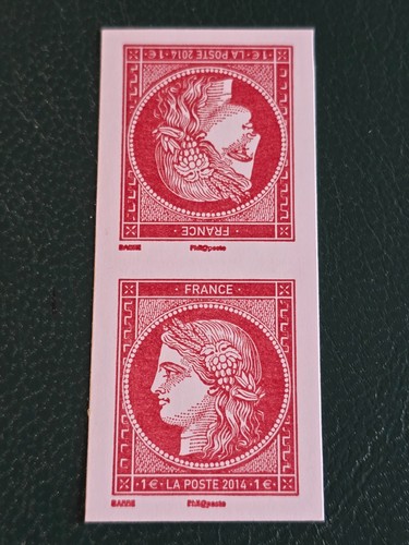 Timbre france tète - tète, bèche