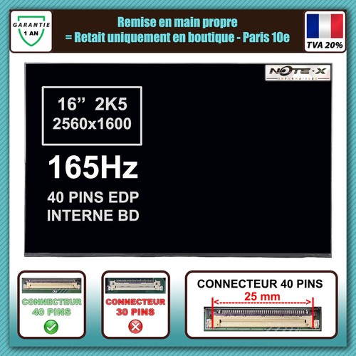 165hz dalle ecran - 16.0",
