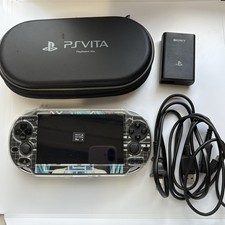 Sony PlayStation Vita PS VITA 3G/Wi-Fi PCH-1100 OLED Handheld Console Black Miku