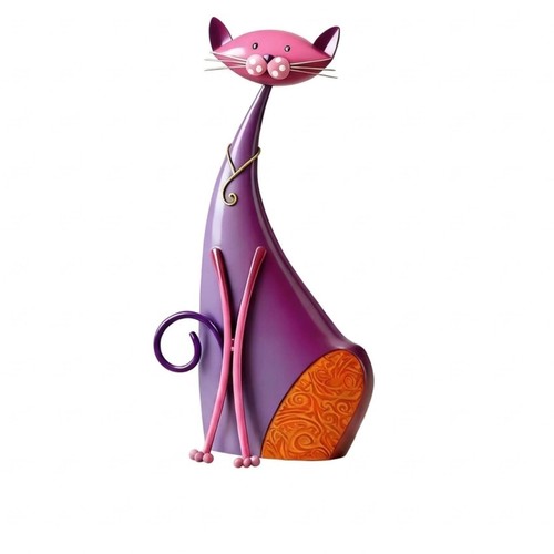 Figurine chat fer - figurine,