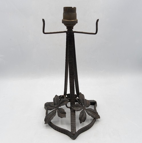Pied lampe fer forgé - en,