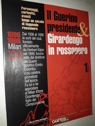 Milan 100 1899 1999 - milan, 1899-1999