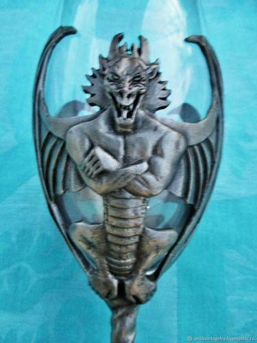 Verre vin vintage gothique3 - vin,