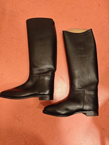 Paire bottes cuir cavalier - paire, de