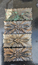 4 BRONZES ROSACES ELEMENTS
