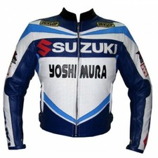 Suzuki GSXR Veste en Cuir de
