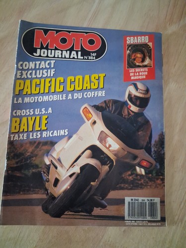 Moto journal 1989 884 honda - moto,