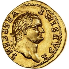 Titus, Aureus, 73, Rome, Or