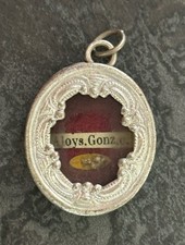 RELIQUAIRE EN ARGENT , RELIQUE