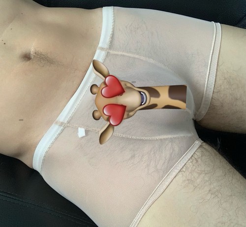 Boxer sexy transparent - , beige