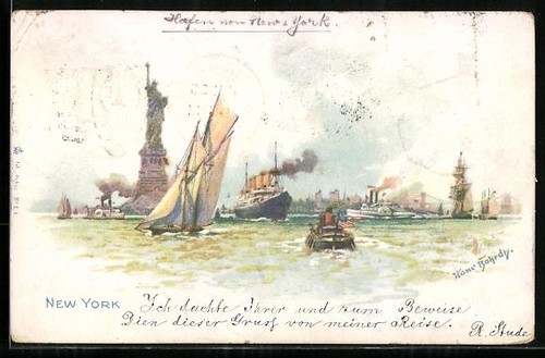 Carte postale artiste - postale, hans