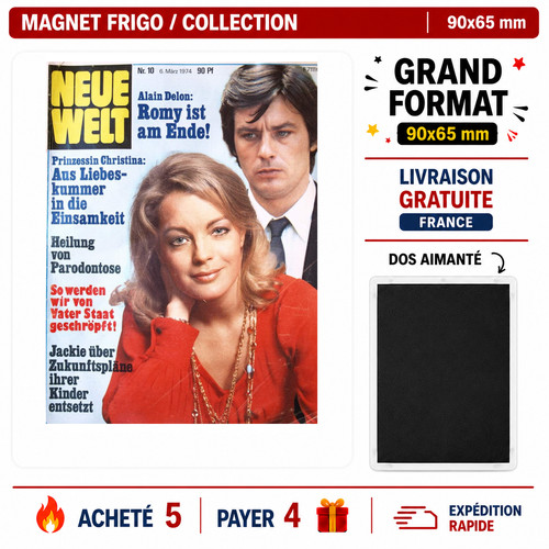Magnet romy delon - magnet,