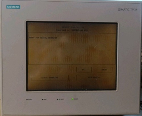Siemens touchpanel tp37 - touchpanel,