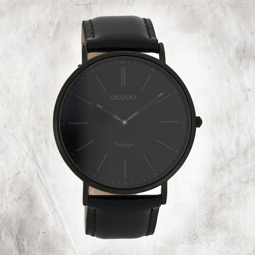 Oozoo cuir montre - cuir, c7301