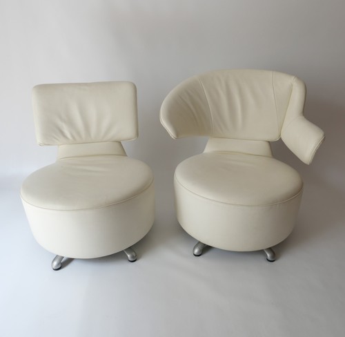 Fauteuils pivotants cuir - pivotants,