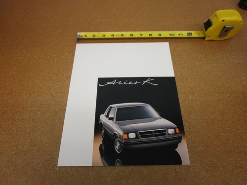 1987 dodge aries - aries, sedan