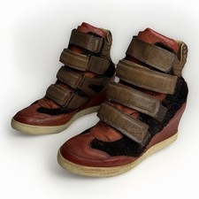 Baskets compensées vintage