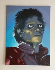 PEINTURE Michael Jackson - THRILLER