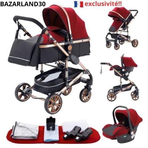 Poussette combinée 1 - 3, en