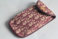 CHRISTIAN DIOR Vintage Monogram Canvas Eyeglass Case (74533)