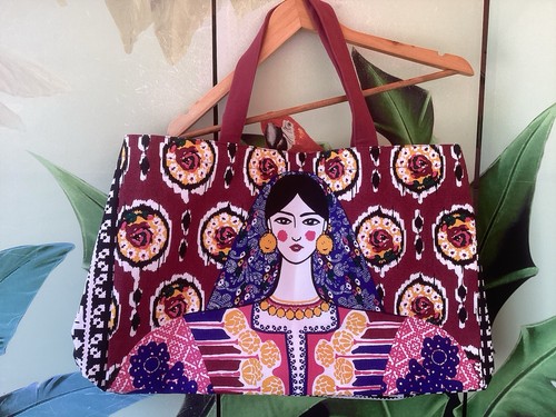 Sac cabas fragonard imprimé - sac,