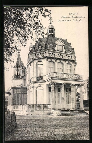 Cpa gagny chateau destouches - cpa,
